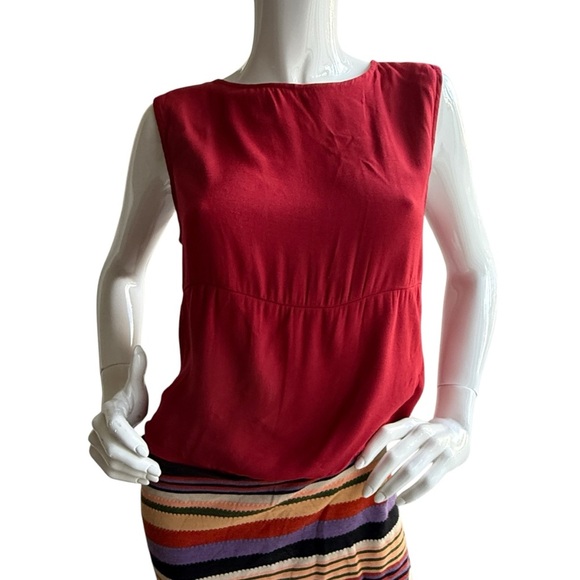 Viktoria+ woods made in Australia burgundy top Sz small - Picture 8 of 8